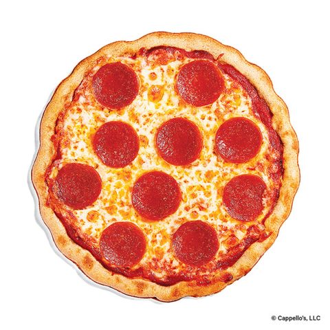 Cappello’s pepperoni pizza out of the box